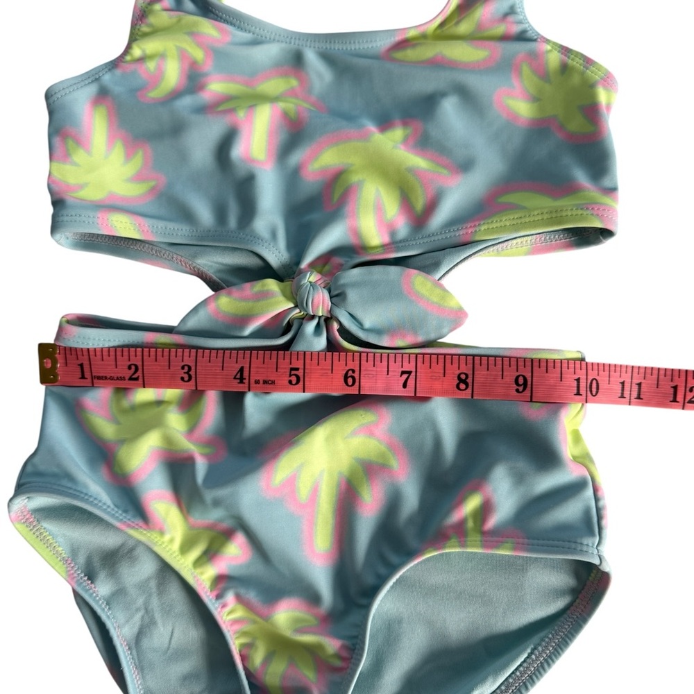 Old Navy Kids Bikini - Blue and Yellow Palms - Picture 5 of 5